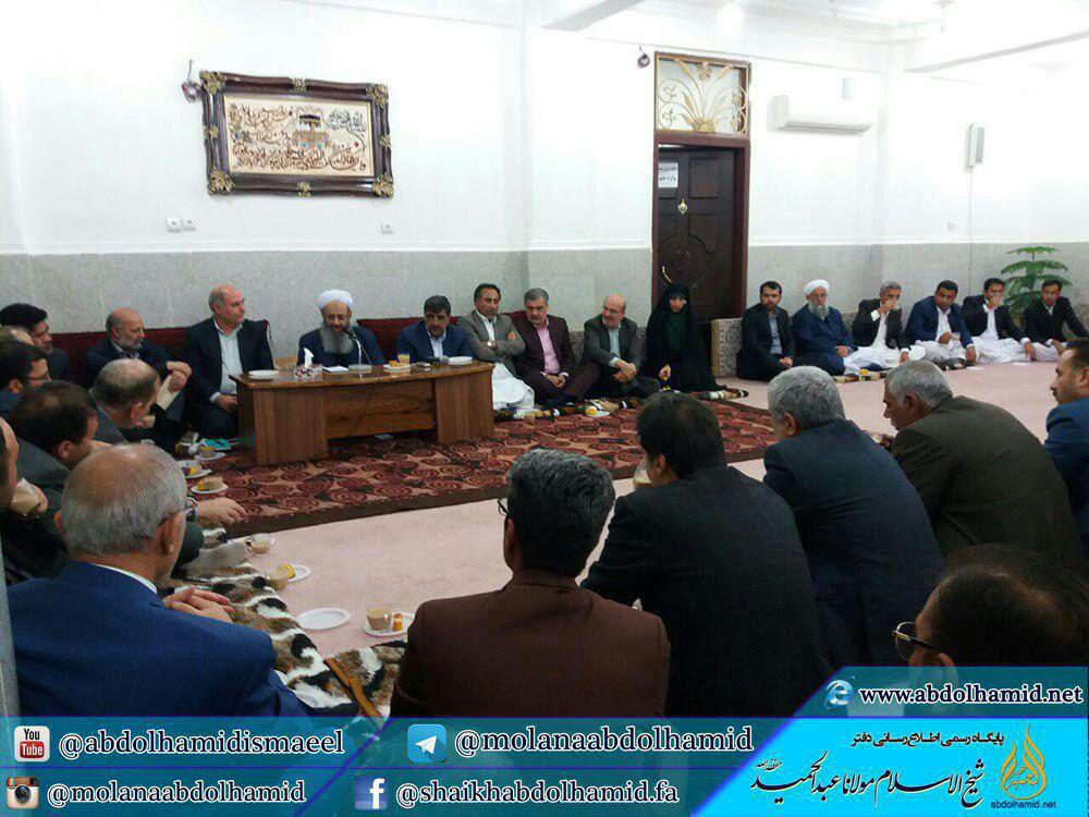 مولانا عبدالحمید در دیدار با اعضای کمیسیون کار و امور اجتماعی مجلس